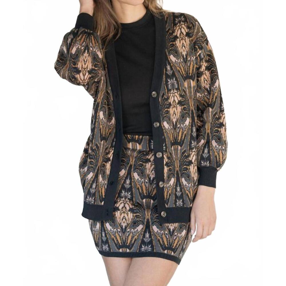 NEW WEST OF jocelyn sweater cardigan in black